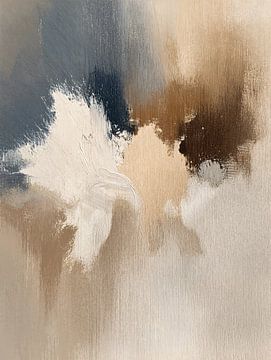 Modern en abstract in Japandi stijl van Japandi Art Studio