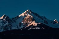 Zonsondergang op schitterende berg in de Oostenrijkse alpen van Hidde Hageman thumbnail