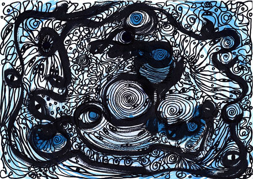 The intense flow of being by MY HAPPY SOUL ART