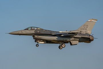 Air National Guard F-16 bij Fliegerhorst Schleswig Jagel. van Jaap van den Berg