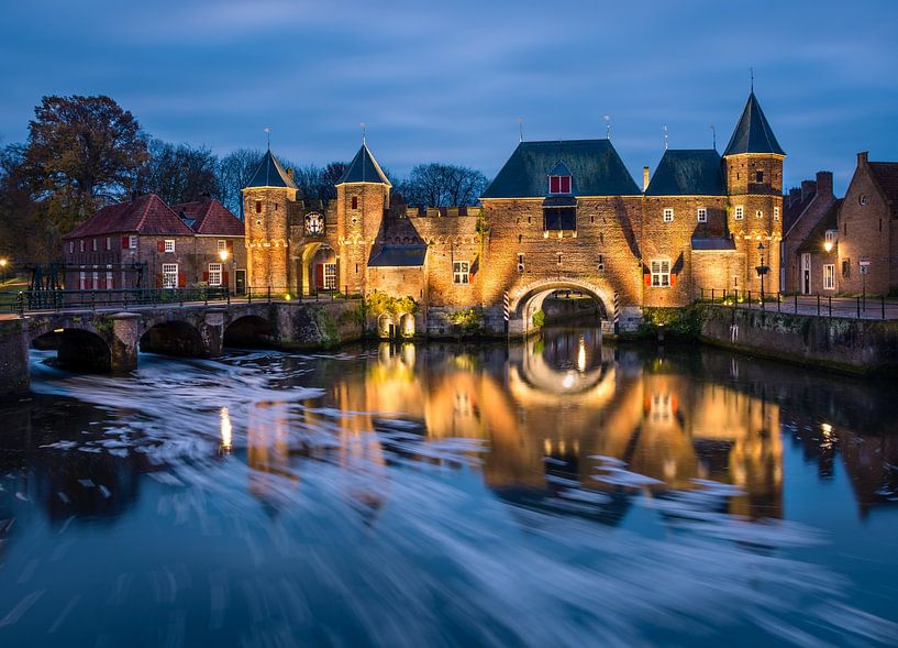 Castle koppelpuurt during the blue hour by Jolanda Aalbers