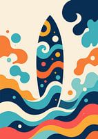 Kleuren van surfen door SHAKALAB