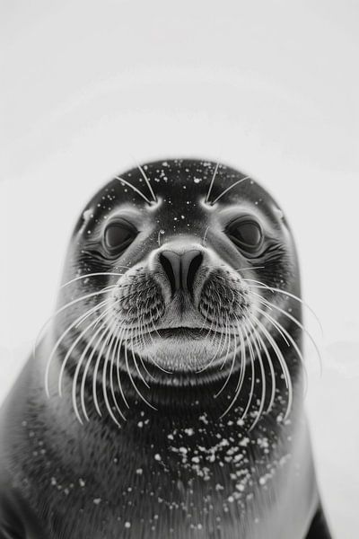 Harbour seal by Poster Art Shop