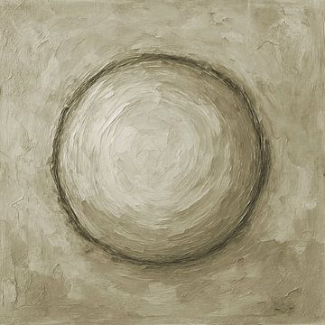 Kreis in  Naturfarben von Claudia Gründler