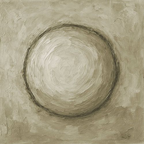 Cirkel in natuurlijke kleur