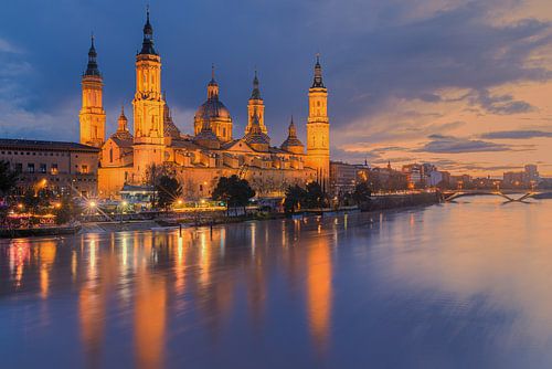 Sunset in Zaragoza, Spain by Henk Meijer Photography