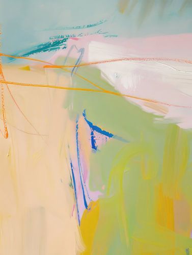 Modern und abstrakt in Pastellfarben