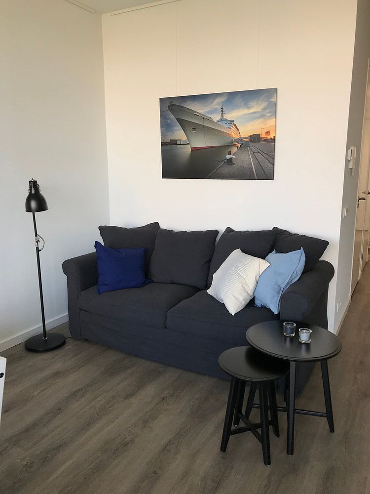 SS Rotterdam in evening light, Rotterdam  by Roy Poots 