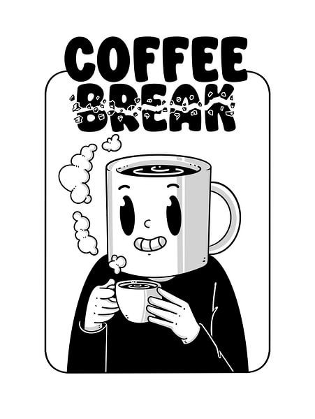 Koffiepauze van Artthree