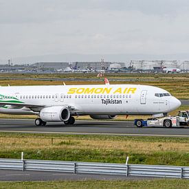 Somon Air Boeing 737-900ER passenger jet. by Jaap van den Berg