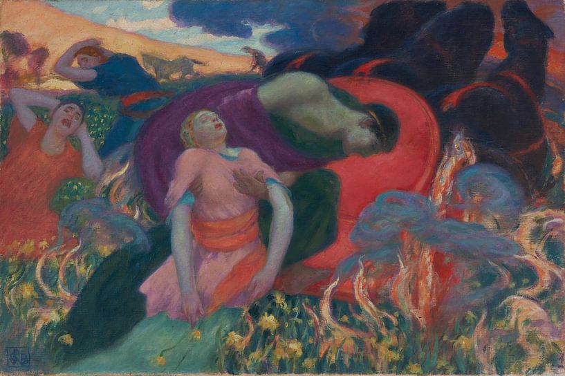 Rupert Bunny, The Rape of Persephone, c. 1913 by Atelier Liesjes