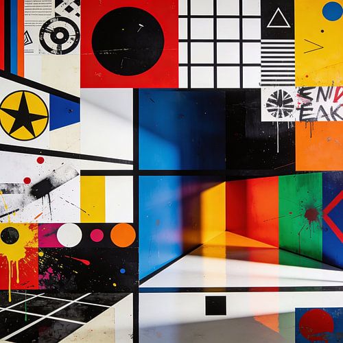 Surfaces de signalisation — Art urbain en couleurs