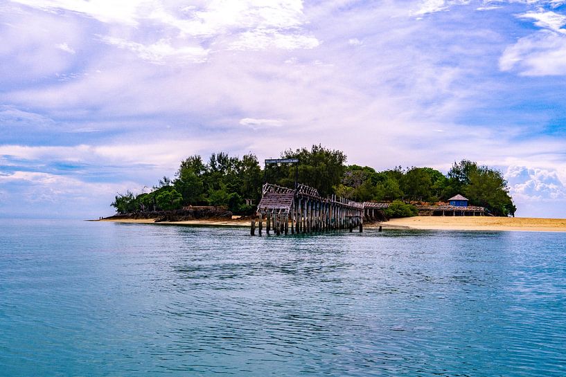 Gevangeniseiland in Zanzibar van Barbara Riedel