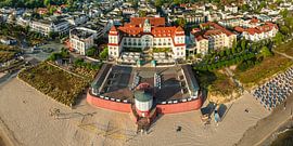 Strand von Binz von oben von Markus Lange