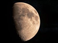 Image de la lune, univers.