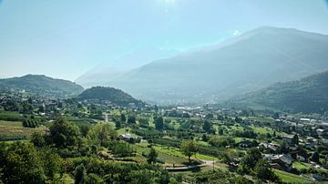 Aosta, zicht op het dal van Eugenio Eijck