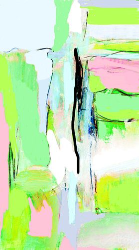 Chant de couleur 33 en vert fluo