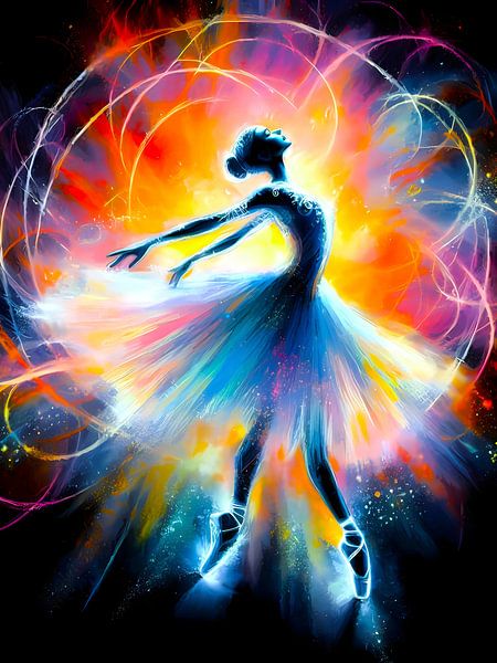 Couleurs Ethereales Ballet par A.D. Digital ART