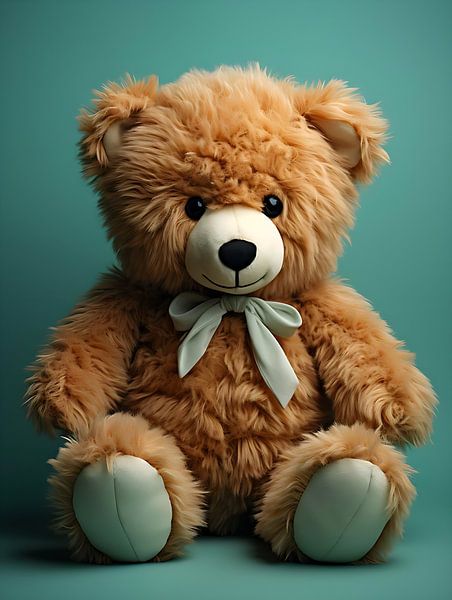 Brown teddy bear by PixelPrestige
