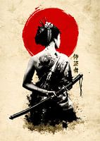 Geisha Samurai rode maan