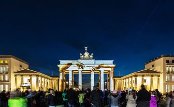 Brandenburg Gate in a special light