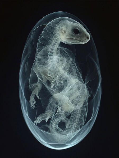 Durchsichtiges Reptilienei / Drachenei von Blind Deer Studio