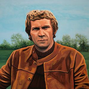 Steve McQueen Gemälde von Paul Meijering