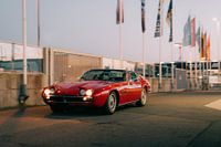 Maserati Ghibli in der Abenddämmerung