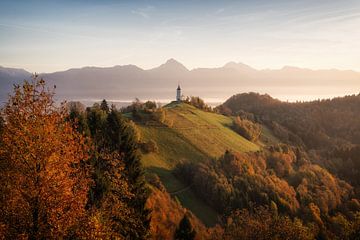 Een herfstdroom in Slovenië van Martin Podt