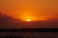 Ciel rouge Fjord d'Egense