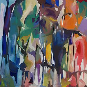 Farben und Formen mischen