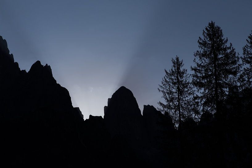 Sunrise in San Martino di Castrozza in the Dolomites. by André Blom Fotografie Utrecht
