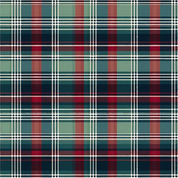 Vintage Plaid # XIX by Whale & Sons