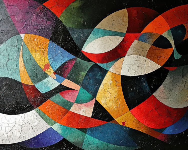 Abstrakt Bunt von Kunst Laune