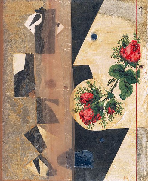 Zijde kous - Kurt Schwitters, 1943 van Atelier Liesjes