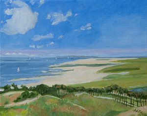 Beach on Terschelling by Antonie van Gelder Beeldend kunstenaar