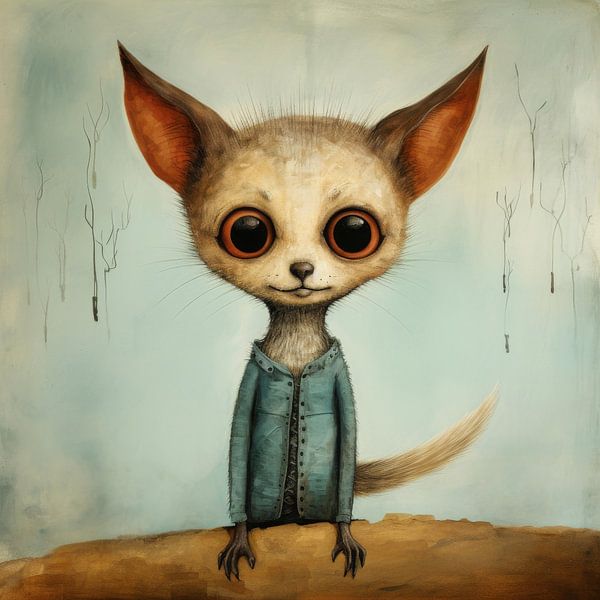 Minimal Bushbaby von Aloke Design
