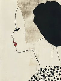 Vintage portrait of woman