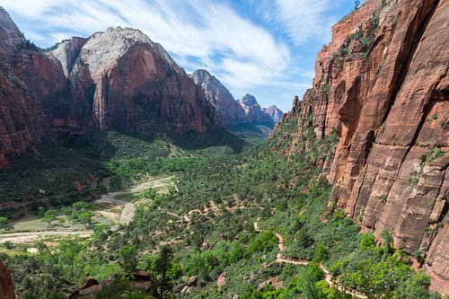 Het indrukwekkende Zion Nationaal Park in Amerika