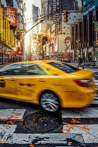 Yellow Cab NYC von Munich Art Prints