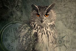 Künstlerische Uhu von Michar Peppenster