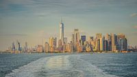 Lower Manhattan et le quartier financier depuis le ferry de Staten Island