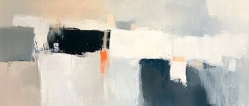 Abstract colour composition in neutral colours