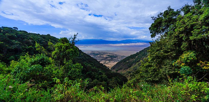 Nogorongoro krater in Tanzania by René Holtslag
