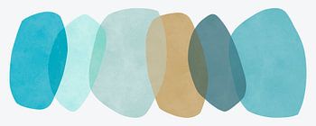 Coups de pinceau colorés A