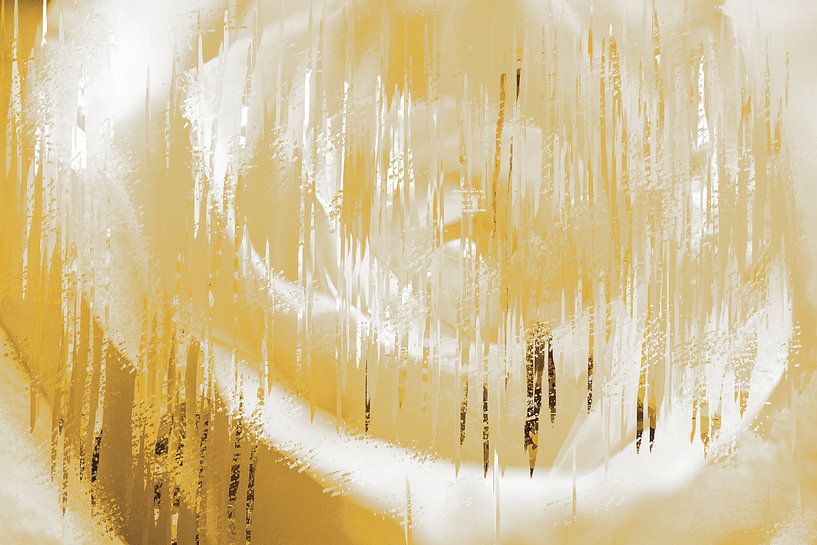 La vie en Gold - Digitales Kunstwerk von Senta Bemelman