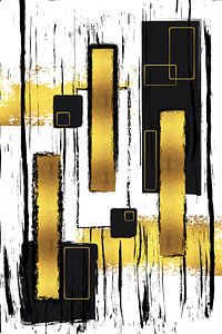 Abstrakte Malerei Nr. 50 | gold