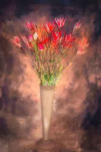 just flowers in a vase