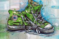 Converse All Stars schilderij van Jos Hoppenbrouwers thumbnail