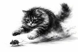 Jeu du chat et de la souris
